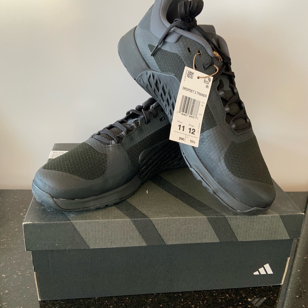 Adidas Men's Dark Gray Athletic Shoes